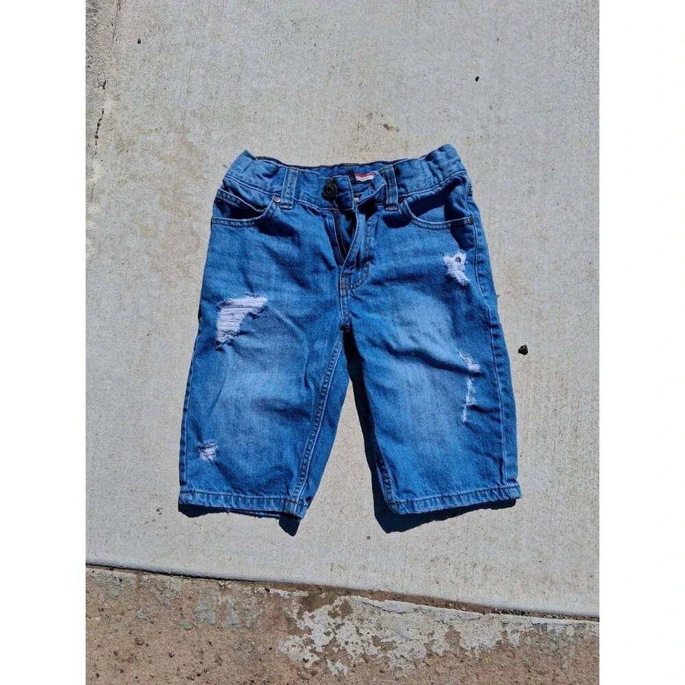 Tommy Hillfiger Distressed Denim Shorts Youth Girls